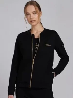 Image of Barbour International Minato Overlayer -black, Black, Size 8, Women