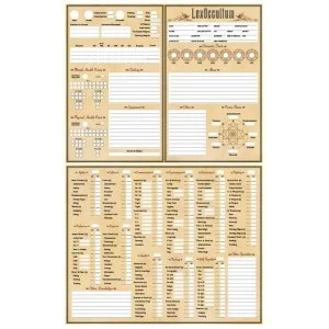Image of LexOccultum RPG: Character Sheets