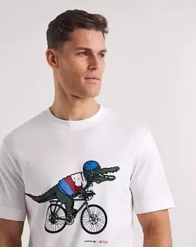 Image of Lacoste X Netflix Sex Education T-Shirt