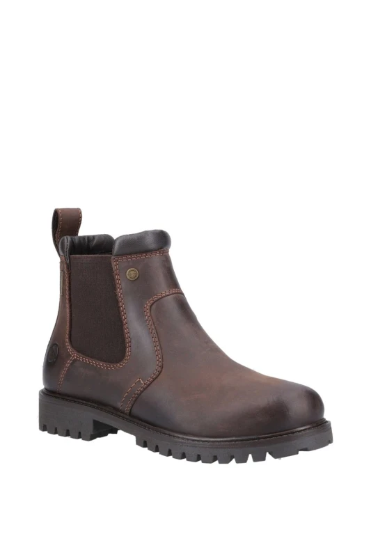 Image of Cotswold Womens 'Pamington' Ankle Boots in Brown Size: 5 Brown Female 5