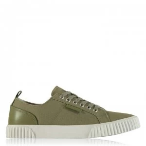 Image of Lyle and Scott Mitchell Mens Canvas Trainers - Vetiver 540