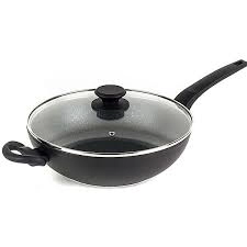 Image of Salter Marble Wok Gold 28cm