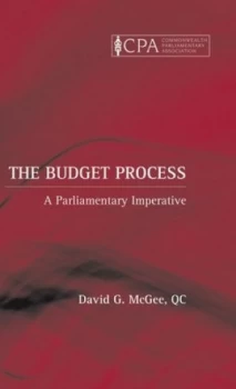 Image of The Budget Process by David G. Mcgee Qc Hardback