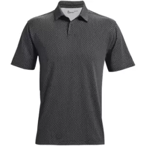 Image of Under Armour Printed Polo Shirt Mens - Black