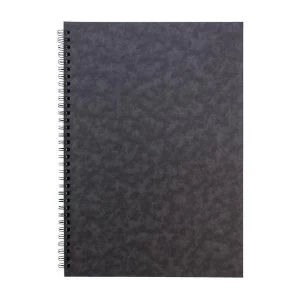 Image of Sidebound Book Ruled 80gsm 120 Pages A4 Black Pack of 10