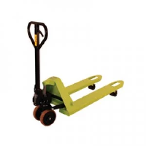 Image of Slingsby VFM Lime Green 2 Tonne Capacity Hand Pallet Truck 368369