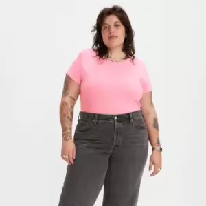 Image of Embroidered Logo Cotton T-Shirt with Short Sleeves