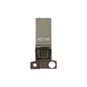 Image of Click Scolmore MiniGrid 13A Double-Pole Ingot Hot Tap Switch Black Nickel - MD018BN-HT