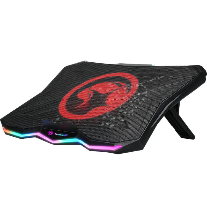 Image of Marvo Marvo FN-40 laptop cooling pad 43.2cm (17") Black, Red FN-40