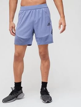 Image of adidas Aero Warrior Shorts - Violet, Violet Size M Men