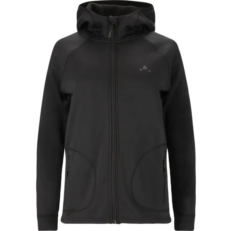 Image of Whistler Womens hooded fleece Whistler Tracker Powerstretch Noir Female 40