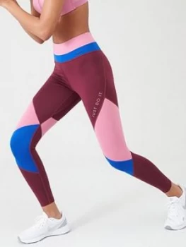 Image of Nike The One Colour Block Legging - Flamingo , Flamingo, Size XL, Women