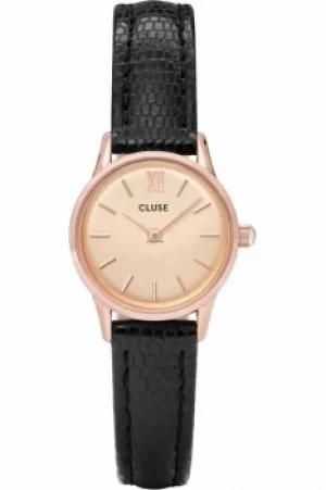 Image of Ladies Cluse Vedette Rose Gold Lizard Watch CL50028