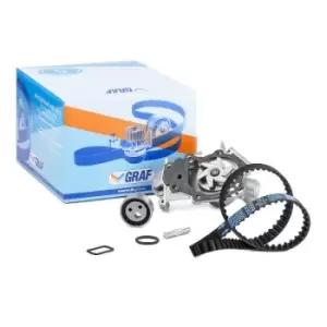 Image of TOPRAN Water Pump + Timing Belt Kit 700 679 RENAULT,NISSAN,TWINGO I (C06_),CLIO II (BB0/1/2_, CB0/1/2_),KANGOO Express (FC0/1_)