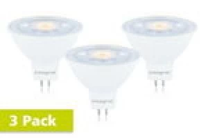 Image of Integral LED Classic MR16 GU5.3 4.6W 35W 2700K 380lm Dimmable - 3 PACK