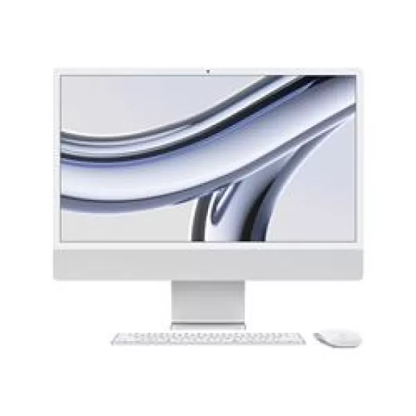 Image of Apple iMac 24", M3,10-Core GPU, 256GB - 2023 - Silver