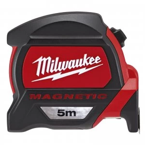 Image of Milwaukee Premium Magnetic Tape Measure Metric Metric 5m 27mm