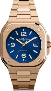 Image of Bell & Ross Watch BR 05 Blue Gold
