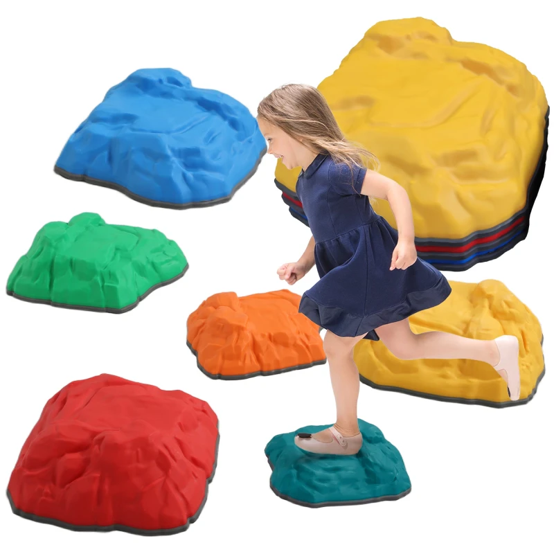 Image of AIYAPLAY Balance Stepping Stones - 6 PCS River Stones for Kids Ages 3-8 Years TJ Hughes 5063603589872