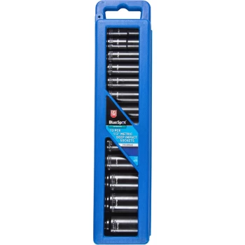 Image of Bluespot - 01538 13 Piece 1/2' Metric Deep Impact Sockets (13-32mm)