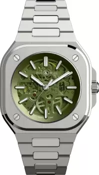 Image of Bell & Ross Watch BR 05 Skeleton Green Bracelet Limited Edition