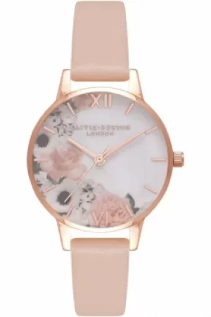 Image of Olivia Burton Marble Florals Watch OB16MF03