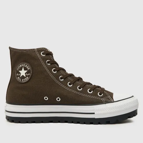 Image of Converse city trek trainers in dark brown Dark Brown UK 9 (EU 44)