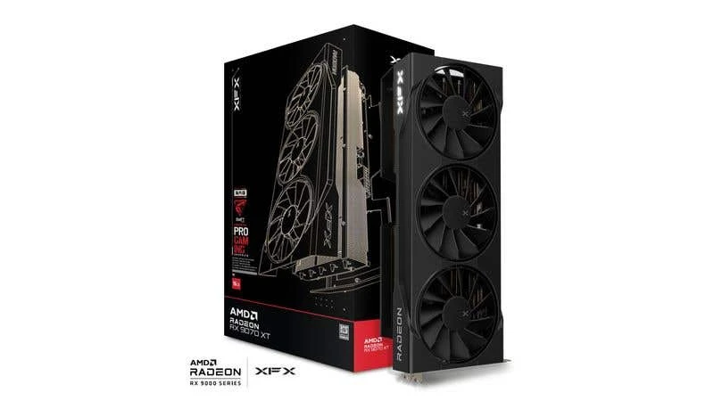 Image of XFX Swift AMD Radeon RX 9070XT 16GB GDDR6 Gaming Graphics Card - RX-97TSWF3B9