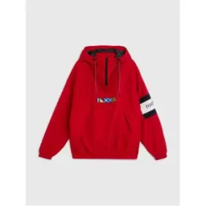 Image of TOMMY JEANS Tjcu Chicago Popover - Red