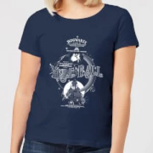 Image of Harry Potter Yule Ball Womens T-Shirt - Navy - M