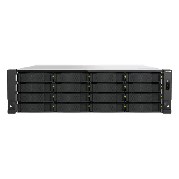 Image of QNAP TS-h1677AXU-RP-R7-32G 32GB RAM 16 Bay Rackmount NAS Expansion Enclosure TS-h1677AXU-RP-R7-32G