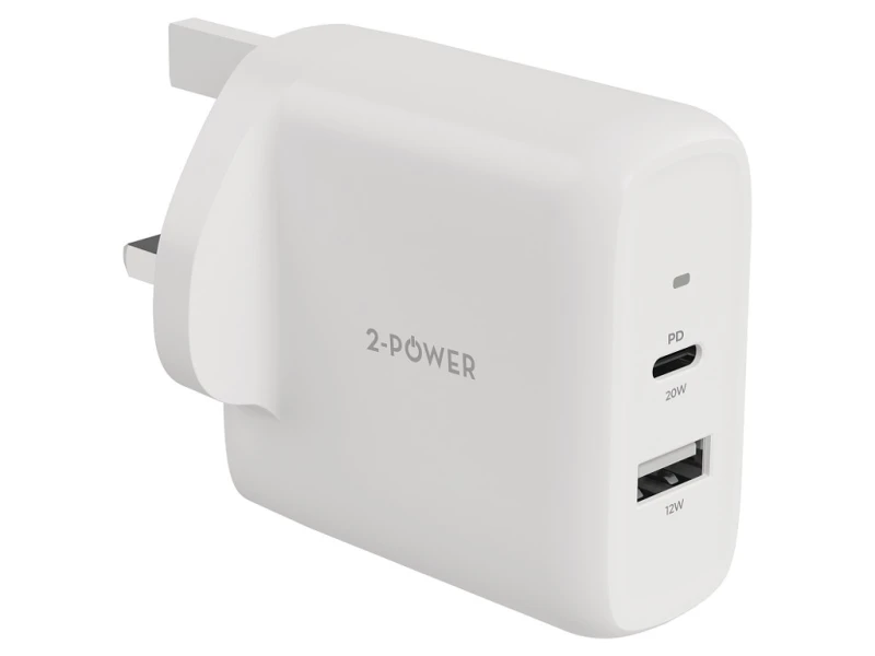 Image of 2-Power 2PWC32W02-UK mobile device charger White