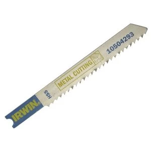 Image of IRWIN U123X Jigsaw Blades Metal Cutting Pack of 5