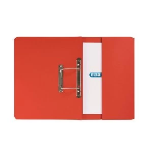 Image of Elba Strongline Foolscap Spring Pocket File 320gsm Red Pack of 25