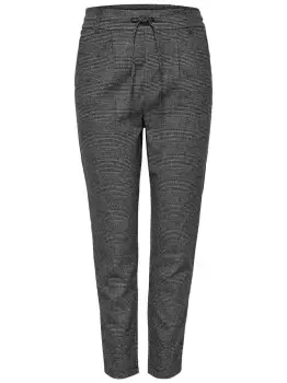 Image of ONLY Poptrash Check Trousers Women Black