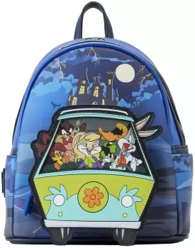 Image of Looney Tunes Loungefly - Warner 100 - Scooby mash up (glow in the dark) Mini backpacks multicolour
