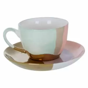 Image of Premier Housewares Hand Painted Cup & Saucer