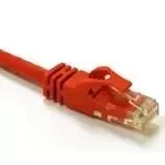 Image of C2G 0.5m Cat6 Snagless CrossOver UTP Patch Cable networking cable Red
