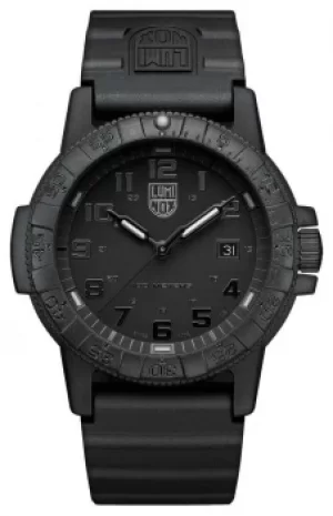 Image of Luminox Sea Turtle Giant 0320 Series Blackout PU Strap XS. Watch