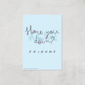 Image of Friends How You Doin'? Giclee Art Print - A3 - Print Only