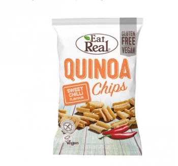 Image of Eat Real Quinoa Chips - Sweet Chilli - 80g x 10