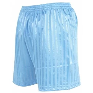 Image of Precision Striped Continental Football Shorts 26-28" Sky Blue