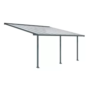 Image of Palram Olympia Patio Cover 3m x 7.3m - Grey Clear