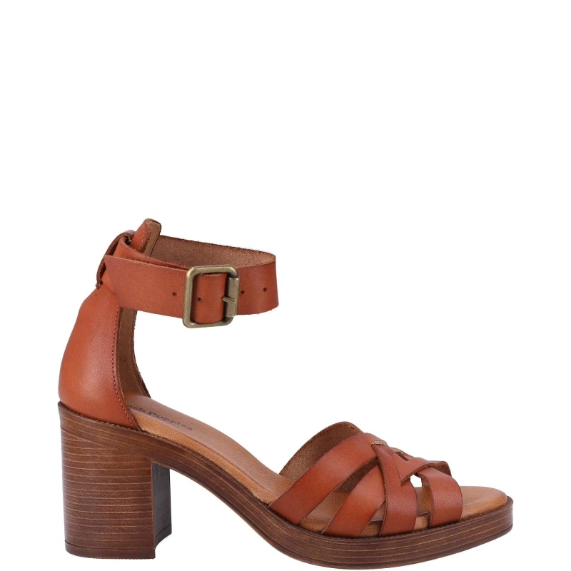 Image of Hush Puppies Giselle Sandal - Brown Brown 8