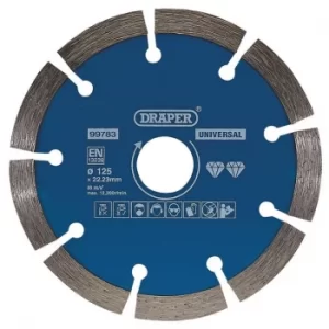 Image of Draper Segmented Diamond Blade, 125mm