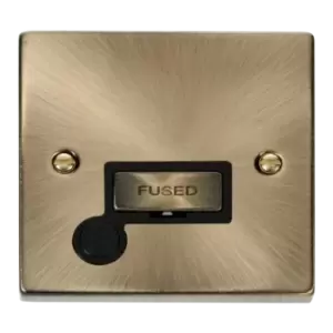 Image of Click Scolmore Deco Ingot 13A Flex Outlet Fused Spur Unit - VPAB550BK