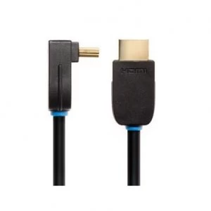 Image of Techlink NX2 Right Angled HDMI A Plug to HDMI A Plug HDMI cable 3m HDMI Type A (Standard) Black