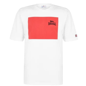Image of Lonsdale Japan T Shirt Mens - White Square