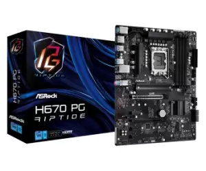 Image of ASRock H670 PG RIPTIDE Intel DDR4 ATX Motherboard - LGA 1700