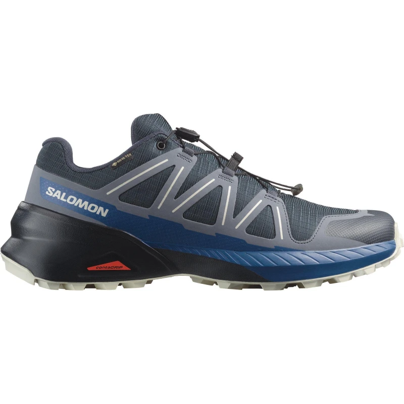 Image of Salomon Speedcross Peak GoreTex Trail Running Shoes Mens Blue Nights male 9 (43.3)